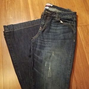 Route 66 Size 8 Distressed Wide Leg